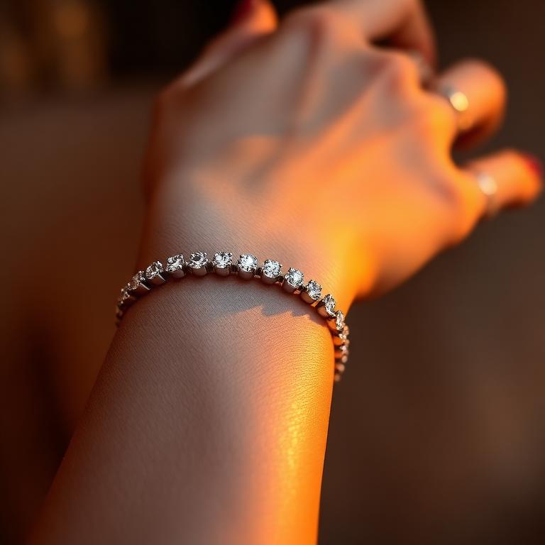 4 CTW Lab-Grown Diamond Tennis Bracelet